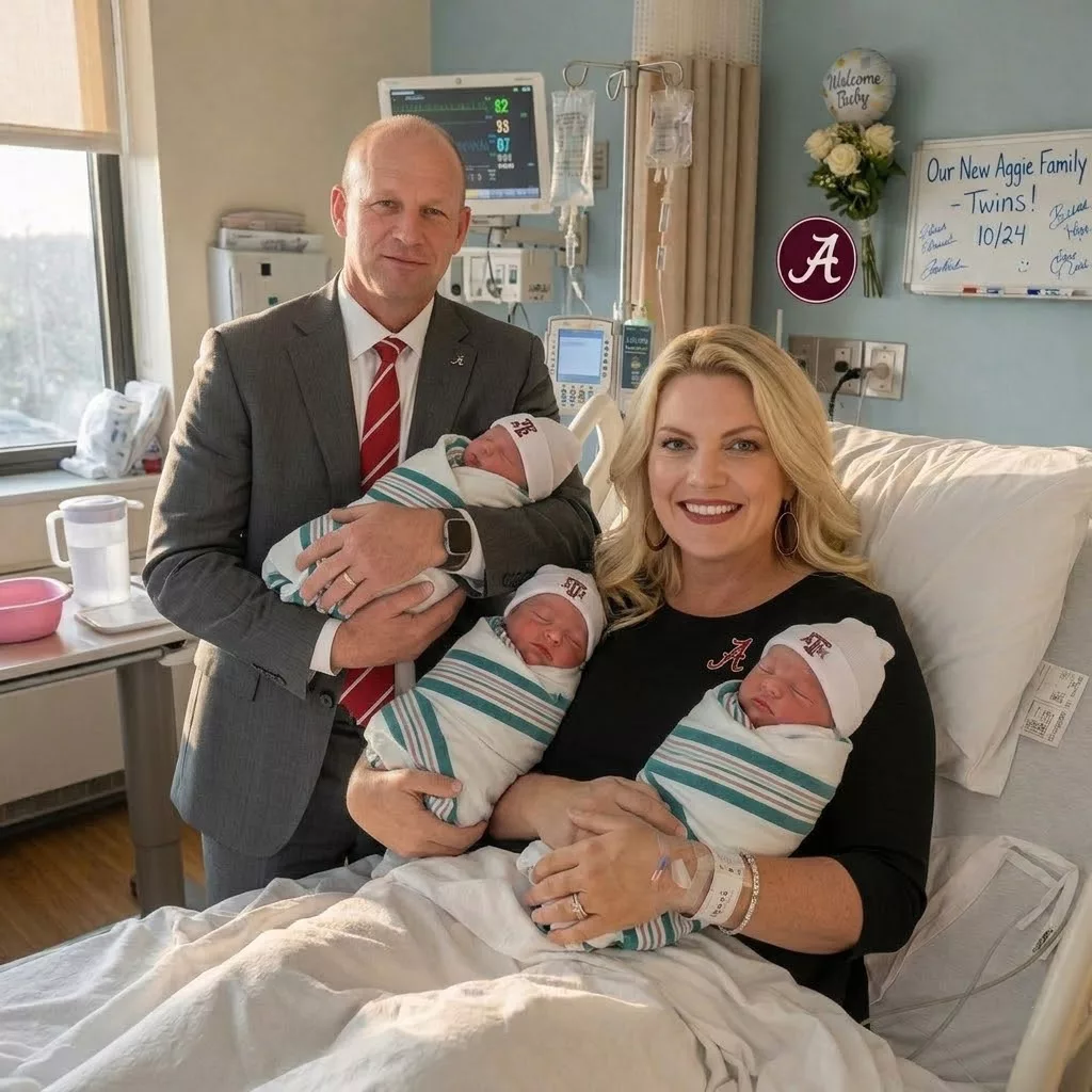 Cover Image for 🚨 BREAKING NEWS: Kalen DeBoer and Nicole DeBoer Shock the Nation with Twin Baby Reveal — And the Names Have Everyone Talking
