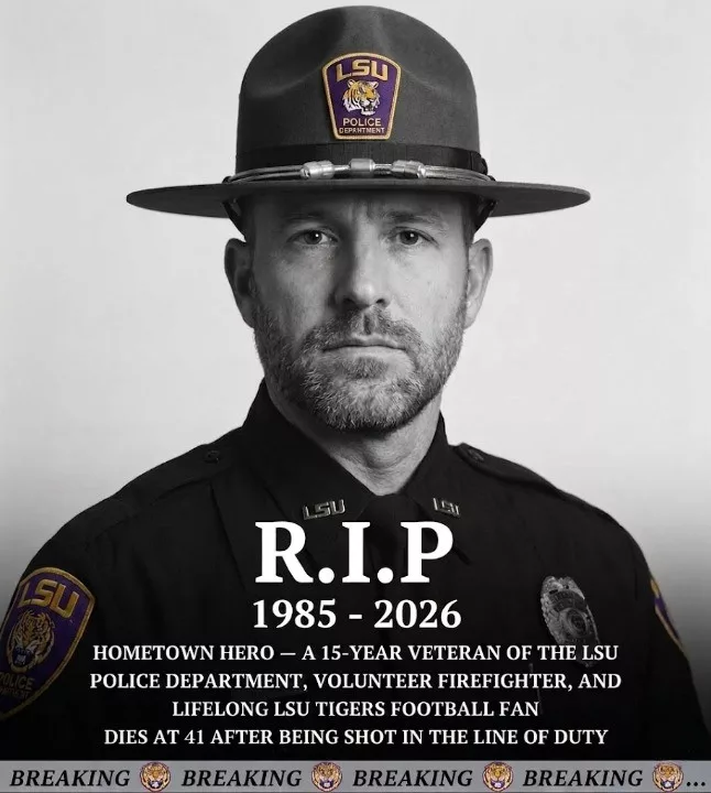 Cover Image for 💔 SAD NEWS: LSU Tigers Community Mourns Fallen Hero, 41 — A Life of Service Cut Tragically Short