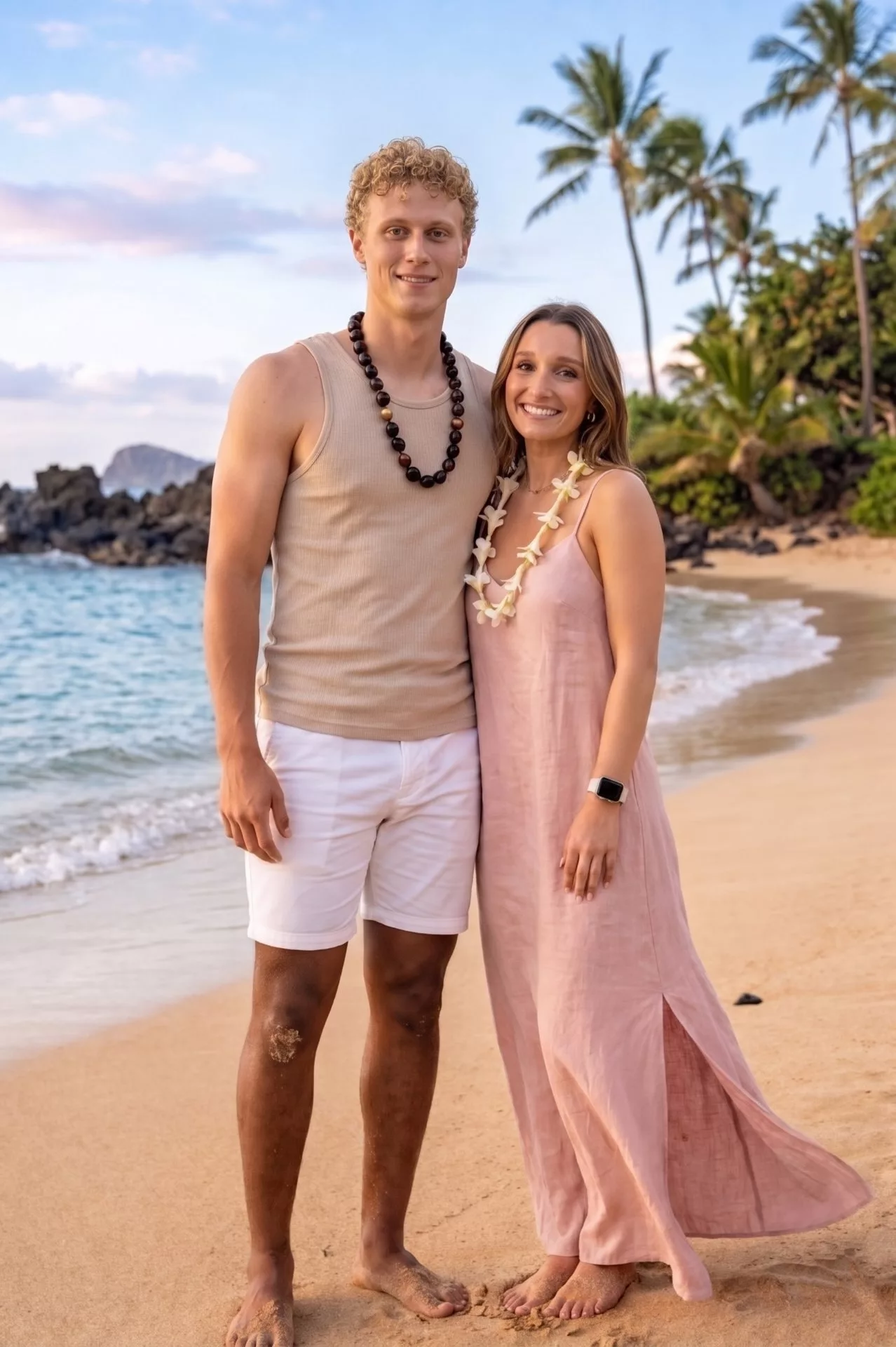 Cover Image for SURPRISE: The wife of Kentucky Wildcats star Collin Chandler has stunned the public with a series of white thong bikini photos at the beach — oh my God, she’s incredibly hot…