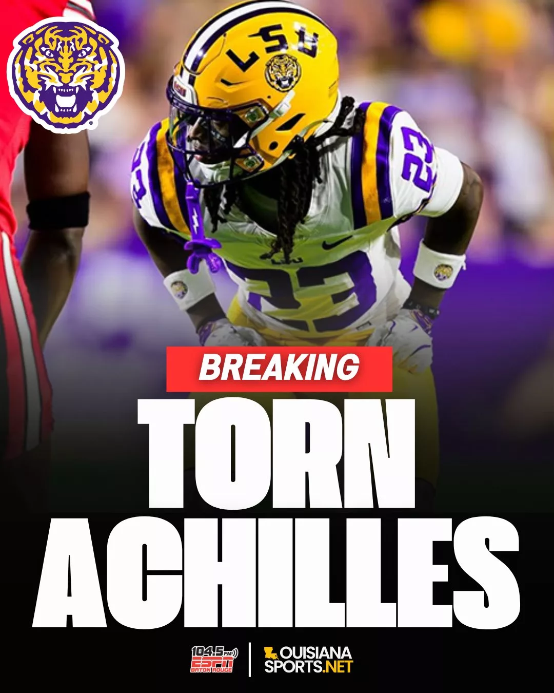 Cover Image for 🚨 BREAKING: LSU Tigers football Dealt Major Blow as Aidan Anding Suffers Torn Achilles