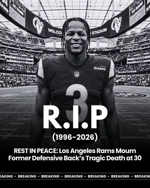 Cover Image for 🖤 REST IN PEACE 🖤 The Los Angeles Rams community is in mourning after the tragic passing of a former defensive back at just 30. 😔 Stars like Matthew Stafford, Cooper Kupp, and Taron Johnson have shared emotional tributes, reflecting the deep impact he had both on and off the field. Gone far too soon, his legacy lives on through the lives he touched. 👉 The full story and heartfelt messages are leaving fans shaken… read more below!