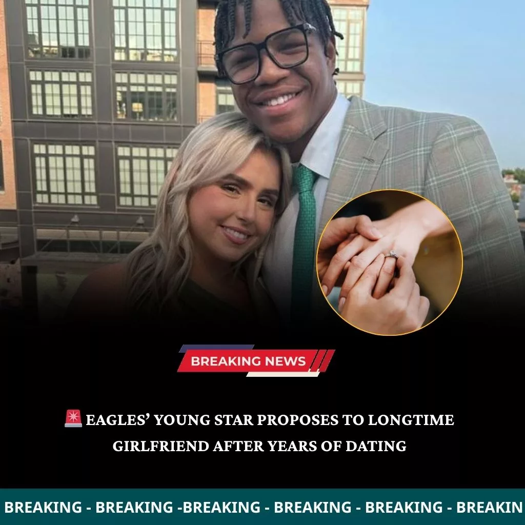 Cover Image for 💍🦅 JUST IN 🦅💍  Love is in the air for the Philadelphia Eagles as one of their young stars has officially proposed to his longtime girlfriend after years together. ❤️  From growing together behind the scenes to this unforgettable moment, their journey has fans celebrating far beyond football.  A beautiful milestone—but the story behind their relationship makes it even more special. 👀  👉 The full proposal details will melt your heart… read more below!