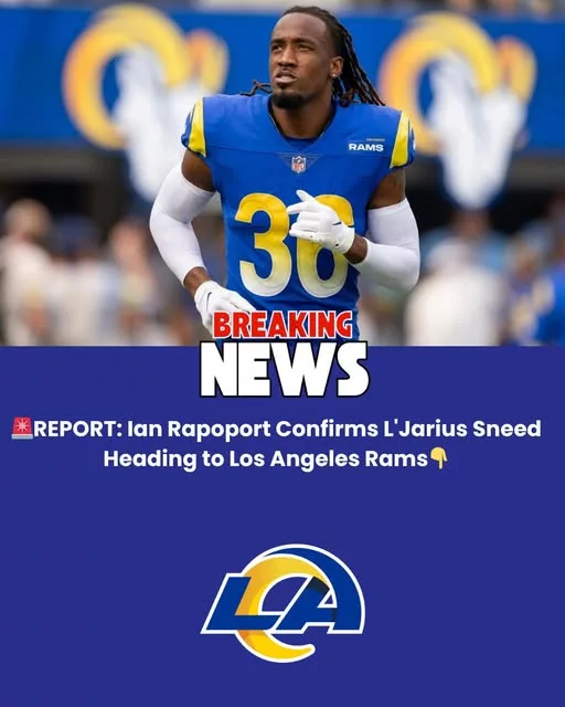Cover Image for 🚨 BIG MOVE ALERT 🚨 Ian Rapoport has just dropped a bombshell: L’Jarius Sneed is reportedly heading to the Los Angeles Rams. 😳 This potential move could instantly reshape the Rams’ defense, adding elite coverage skills and playoff-tested experience to an already dangerous unit. But what does this mean for the rest of the NFC? And how did this deal come together behind the scenes? Fans are buzzing, analysts are debating, and there’s more to this story than meets the eye. 👀 👉 Details are emerging fast… you’ll want to see what happens next!