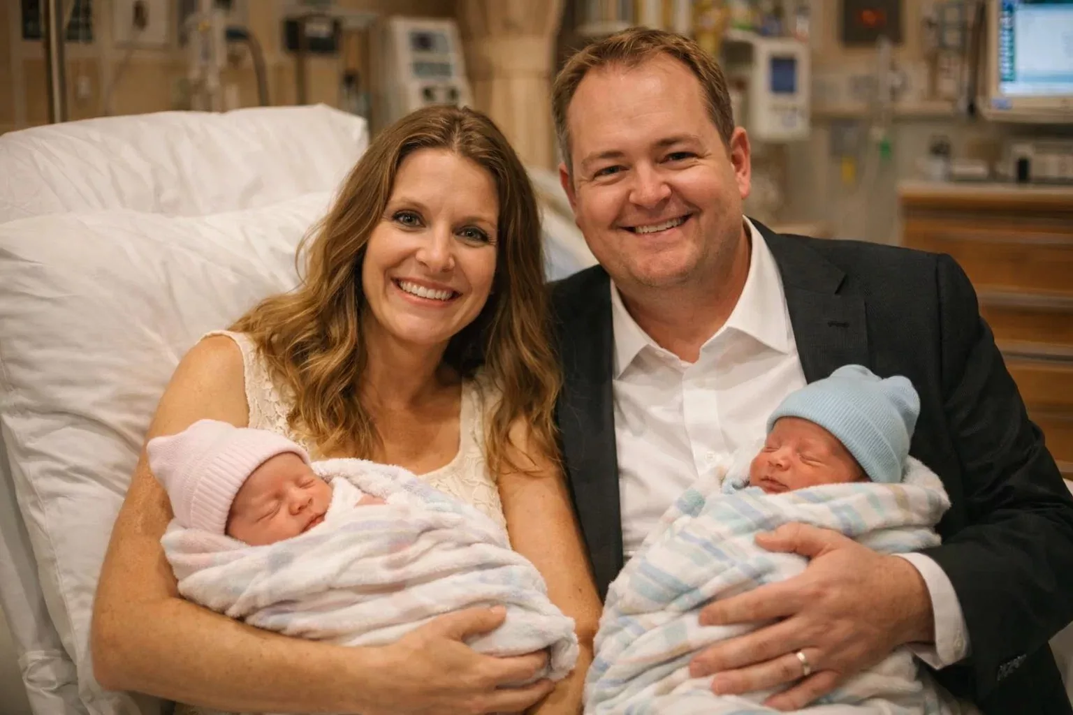 Cover Image for BREAKING NEWS: Tennessee head coach Josh Heupel and his wife drop a “double bombshell” — welcoming twin babies at age 48, and their names are taking the internet by storm