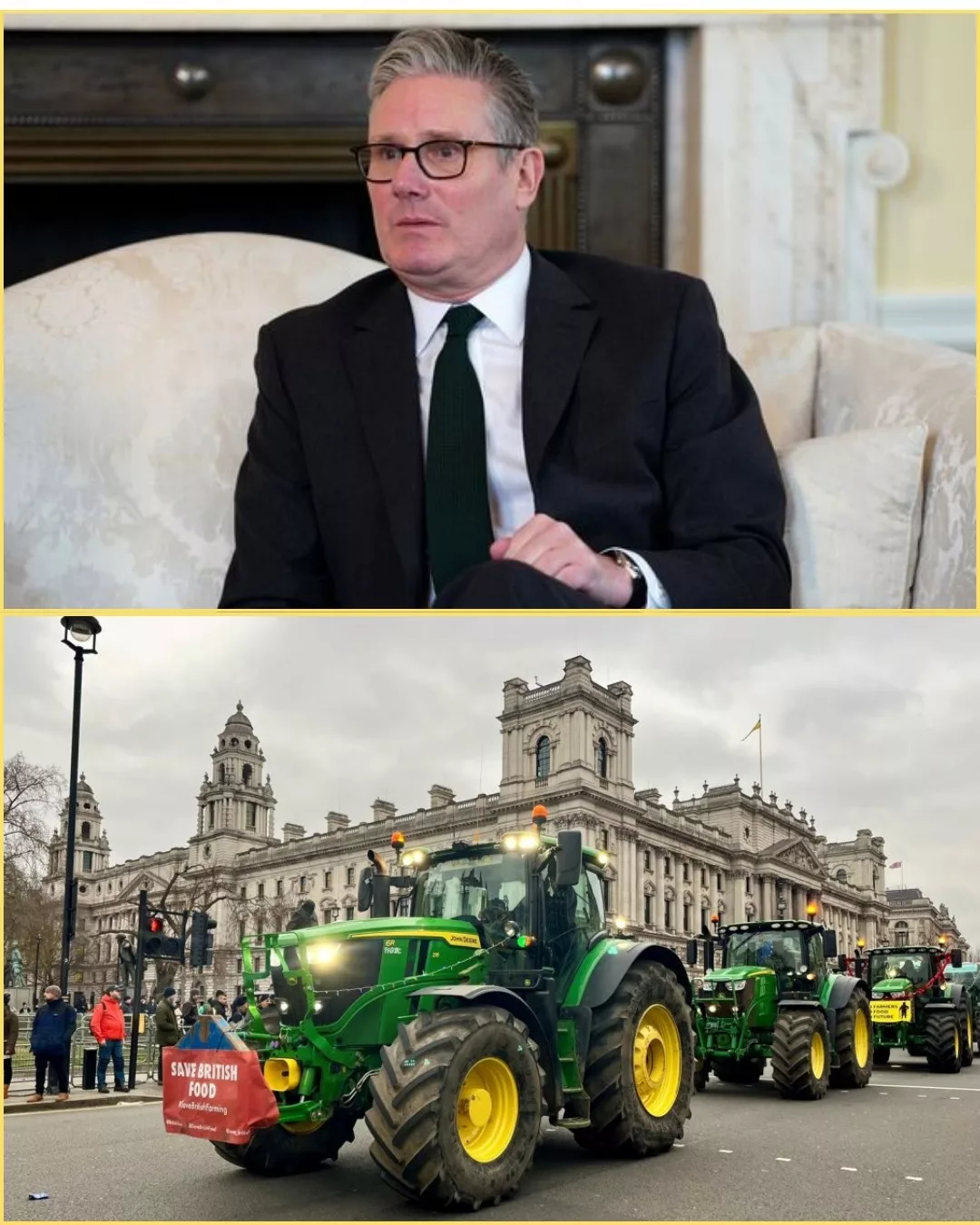 Cover Image for FARMERS DECLARE WAR ON STARMER – Over 1,800 TRACTORS LOCK DOWN LONDON, Sealing Every Highway into the Capital in Total Revolt!