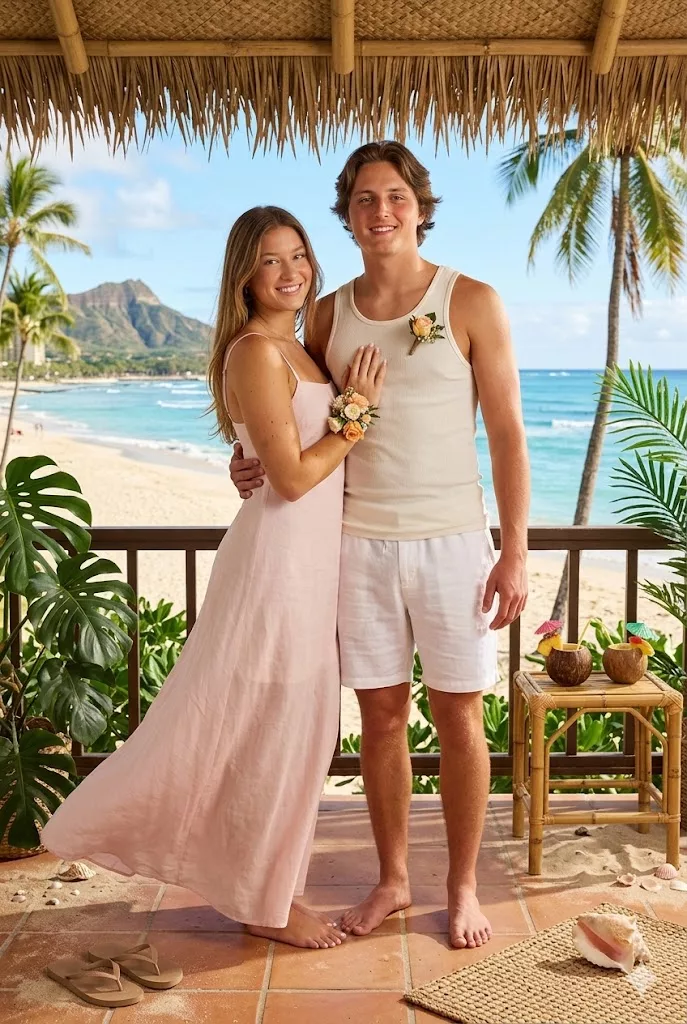 Cover Image for SURPRISE: Julian Sayin’s girlfriend is setting the internet on fire with a series of white thong bikini photos at the beach — oh my God, she looks absolutely stunning…