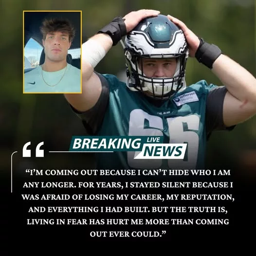 Cover Image for 🚨 POWERFUL & EMOTIONAL 🚨 An Philadelphia Eagles player has made a brave and deeply personal decision—publicly coming out after years of living in silence and fear. 💔🏳️🌈 Balancing the pressure of an NFL career while hiding his true self, he revealed the emotional toll it took, including a long-term relationship he kept private for years. Now, he’s choosing honesty, courage, and freedom over fear. This isn’t just a football story—it’s about identity, strength, and finally being able to live authentically. 👉 His full message is powerful and unforgettable… read more below.