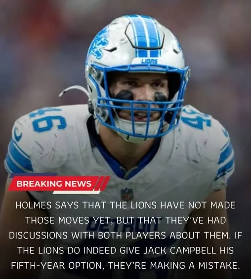 Cover Image for 🚨 WARNING IN DETROIT 🚨 The Detroit Lions may be on the verge of making a costly mistake with Jack Campbell. 😳 A young, high-potential linebacker who hasn’t even scratched his ceiling yet—and now questions are starting to surface about his role and future in the system. Is this a case of mismanagement… or a move that could backfire in a big way? 👀 👉 The full story behind this situation could change how fans see Detroit’s defense… read more below!