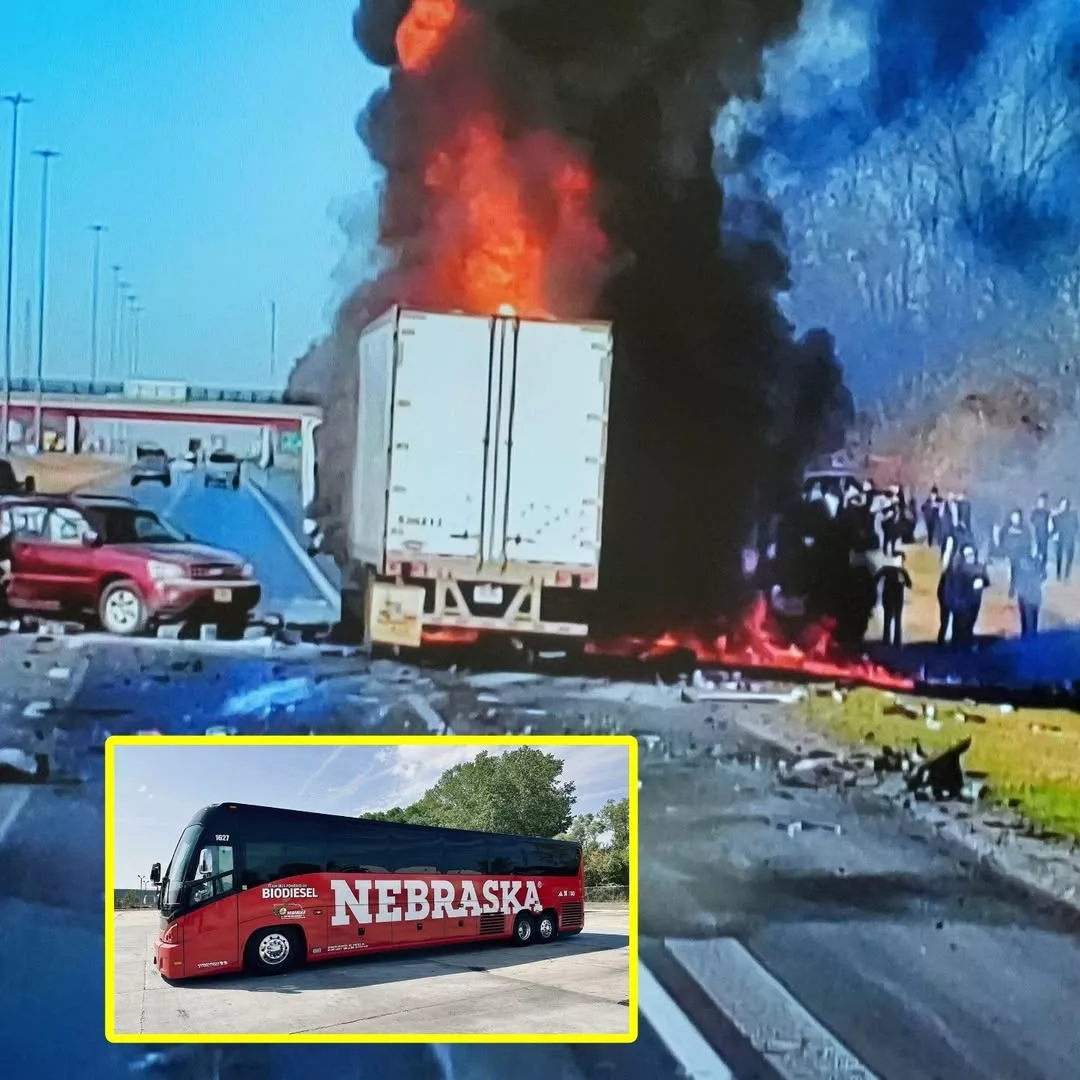 Cover Image for 🚨 BREAKING: Nebraska Cornhuskers men’s basketball Team Bus Reportedly Involved in Serious Crash — Uncertainty Surrounds Developing Situation