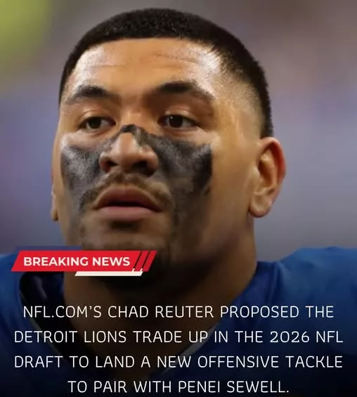 Cover Image for 🔥 TRADE RUMOR: A bold NFL proposal is making waves as it could give Penei Sewell a dominant “bookend buddy” on the offensive line for the Detroit Lions.  The idea? A first-round shake-up that could completely transform Detroit’s protection unit and elevate their offense to another level. Pairing Sewell with another elite tackle would create one of the most feared O-lines in the league — but at what cost?  Fans are already debating whether this aggressive move is worth the risk, especially with valuable draft capital on the table.  👉 The proposed deal is turning heads across the NFL… and the details behind it could change everything for the Lions’ future.