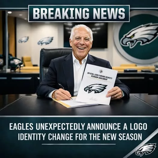 Cover Image for 🦅 BREAKING: The Philadelphia Eagles have just made a surprise announcement that’s shaking up the fanbase — a logo identity change for the upcoming season.  While details remain limited, early reactions are already pouring in, with fans divided over what this could mean for the team’s tradition and future image. Is it a bold new era or a risky move that could backfire?  👉 The biggest twist? There’s more behind this decision than just design… and the full story might completely change how you see it.