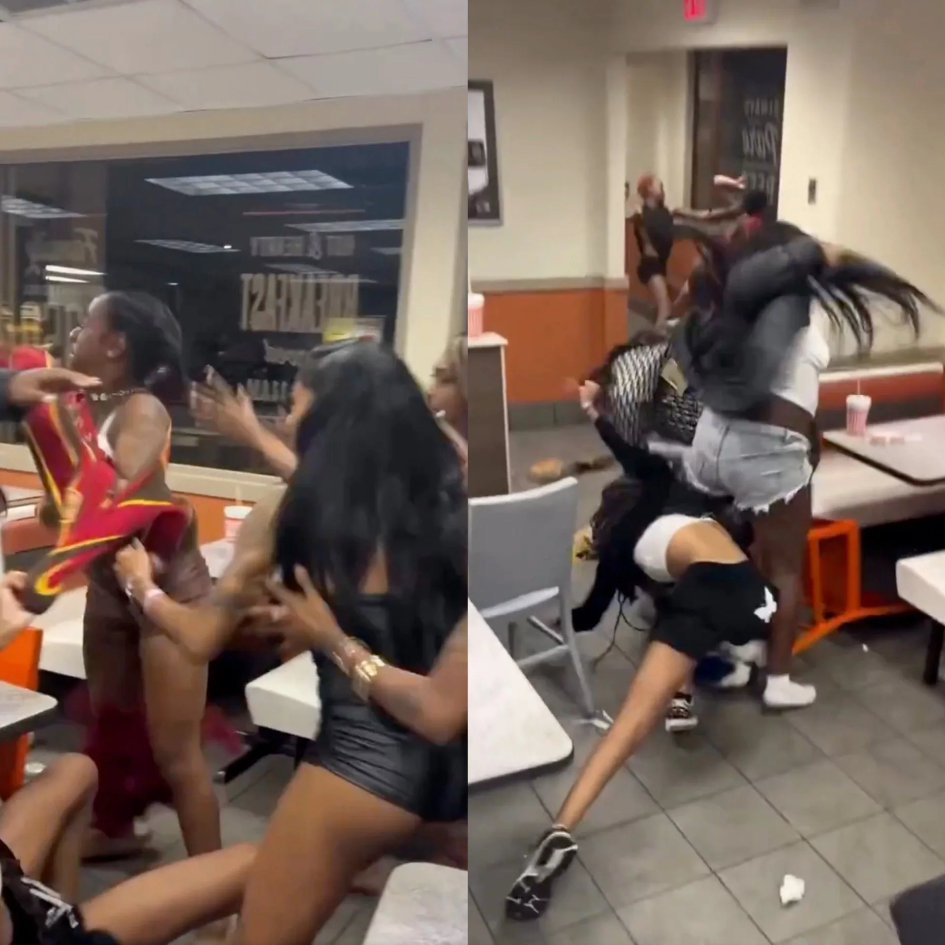 Cover Image for 🚨 HOT NEWS: CHAOS ERUPTS INSIDE WHAT BURGER — VIRAL BRAWL INVOLVING LSU STAR’S GIRLFRIEND SHOCKS SOCIAL MEDIA