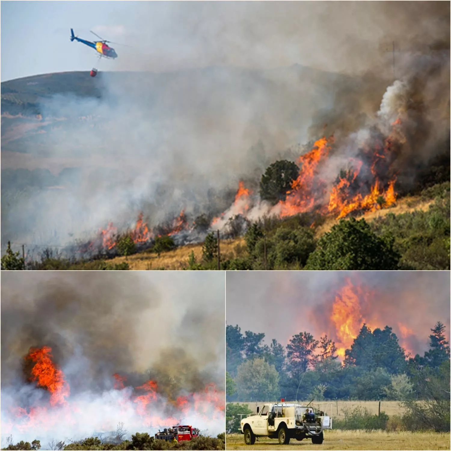Cover Image for 🔥 NEBRASKA WILDFIRE MIRACLE: The Sandhills Blaze Contained — But the Fight Is Far From Over