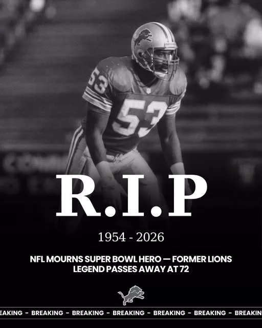 Cover Image for SAD NEWS: The NFL world is in mourning as a true legend has passed away at the age of 72. Once a hero on the biggest stage, this former Detroit Lions icon etched his name into history with unforgettable performances that defined an era. Fans remember not just the victories, but the heart, grit, and leadership he brought every single game. His legacy goes far beyond one Super Bowl moment—it’s a story of perseverance, pride, and impact that inspired generations. As tributes pour in from across the league, many are revisiting the incredible journey that made him a household name. Who was this legend, and what made his story so powerful? 👇
