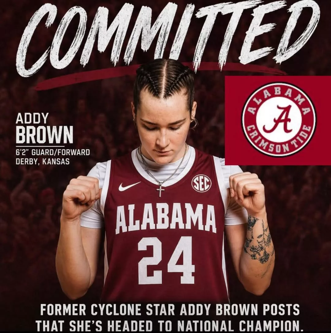 Cover Image for 🚨 COMMITTED: Former Cyclone Star Addy Brown Commits to Alabama Women’s Basketball, Bringing Elite All-Around Talent to Tuscaloosa