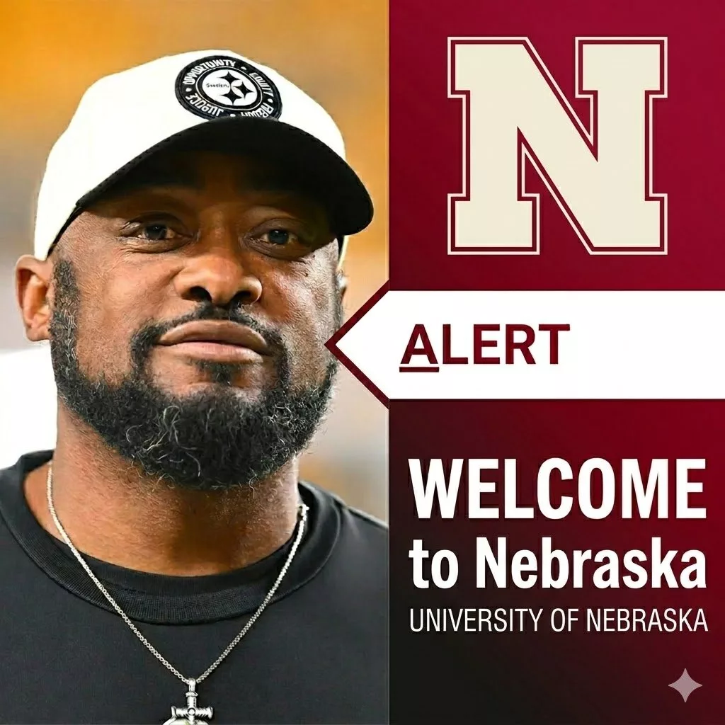 Cover Image for Breaking news: Mike Tomlin becomes a defensive tactical advisor for Nebraska Cornshusker after deciding to retire from the NFL.