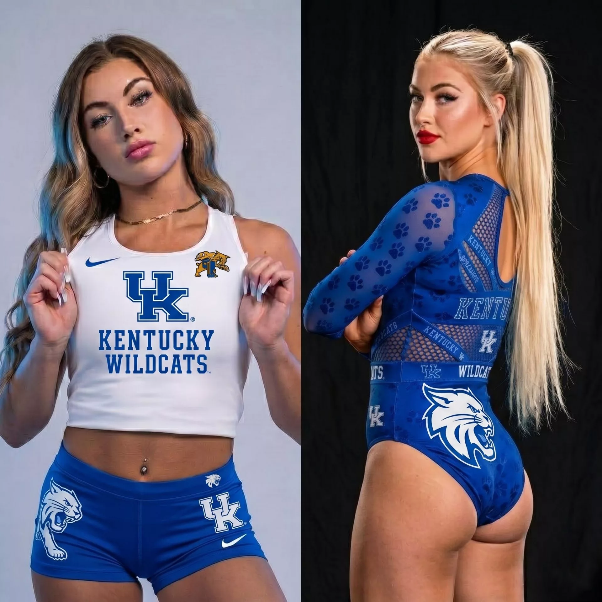 Cover Image for The Kentucky Wildcats basketball cheerleaders have shocked social media after posting a bold “fully revealing” photoshoot that has already reached 7 million views on X.