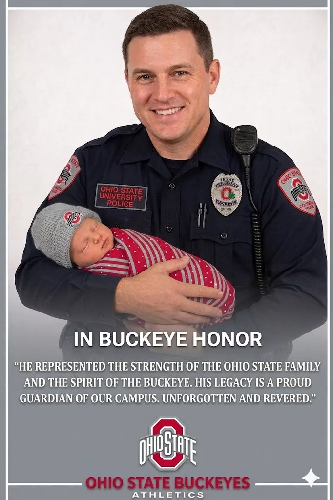 Cover Image for R.E.S.T IN P.E.A.C.E: Ohio State Buckeyes football police officer David Rodriguez, a familiar face at Ohio Stadium for many years, has tragically passed away after a devastating crash.