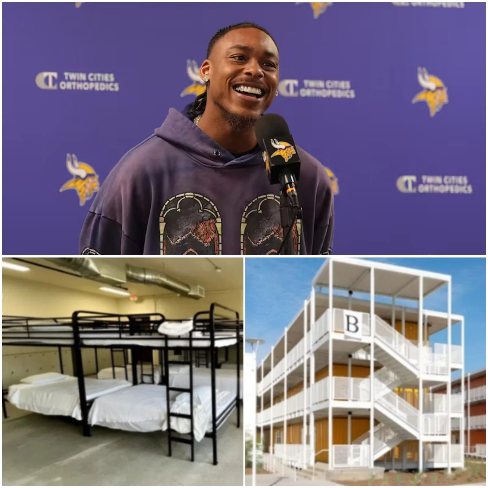 Cover Image for 🚨 INSPIRING: Justin Jefferson Donates Entire $12.4 Million to Support Homeless Housing Initiative in Minneapolis