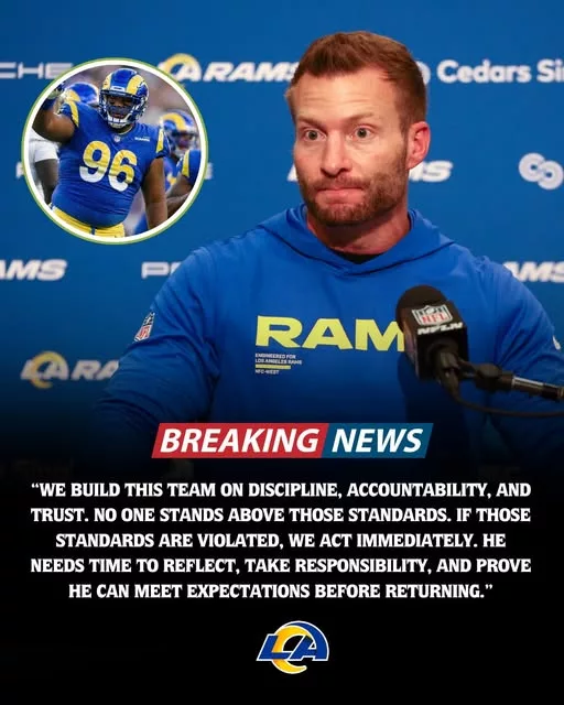 Cover Image for Just 12 hours after being selected by the Los Angeles Rams in the NFL Draft 2026, a highly promising defensive talent—once seen as a future cornerstone—has stunned everyone by being suspended indefinitely. The reason? He was found to have placed bets on all college football games, a serious violation of NFL policies. From a dream come true to a career hanging by a thread in just one night, the shocking turn has sent waves across the fanbase. Is this the end of his journey… or the beginning of an unbelievable comeback? 👀