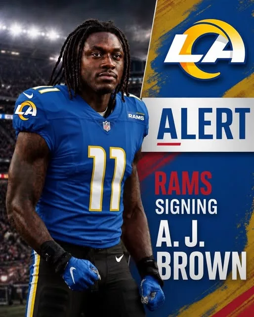 Cover Image for 🚨 BREAKING: The Los Angeles Rams have sent shockwaves across the league by trading for AJ Brown—and their offense may have been transformed overnight! An elite weapon, a true game-breaker capable of dismantling any defense, is now heading to Los Angeles, instantly elevating their firepower. This isn’t just an addition—it’s a statement to the entire NFC. But what did the Rams give up… and will this blockbuster move actually push them to the Super Bowl? The answer has the whole league buzzing! 👀
