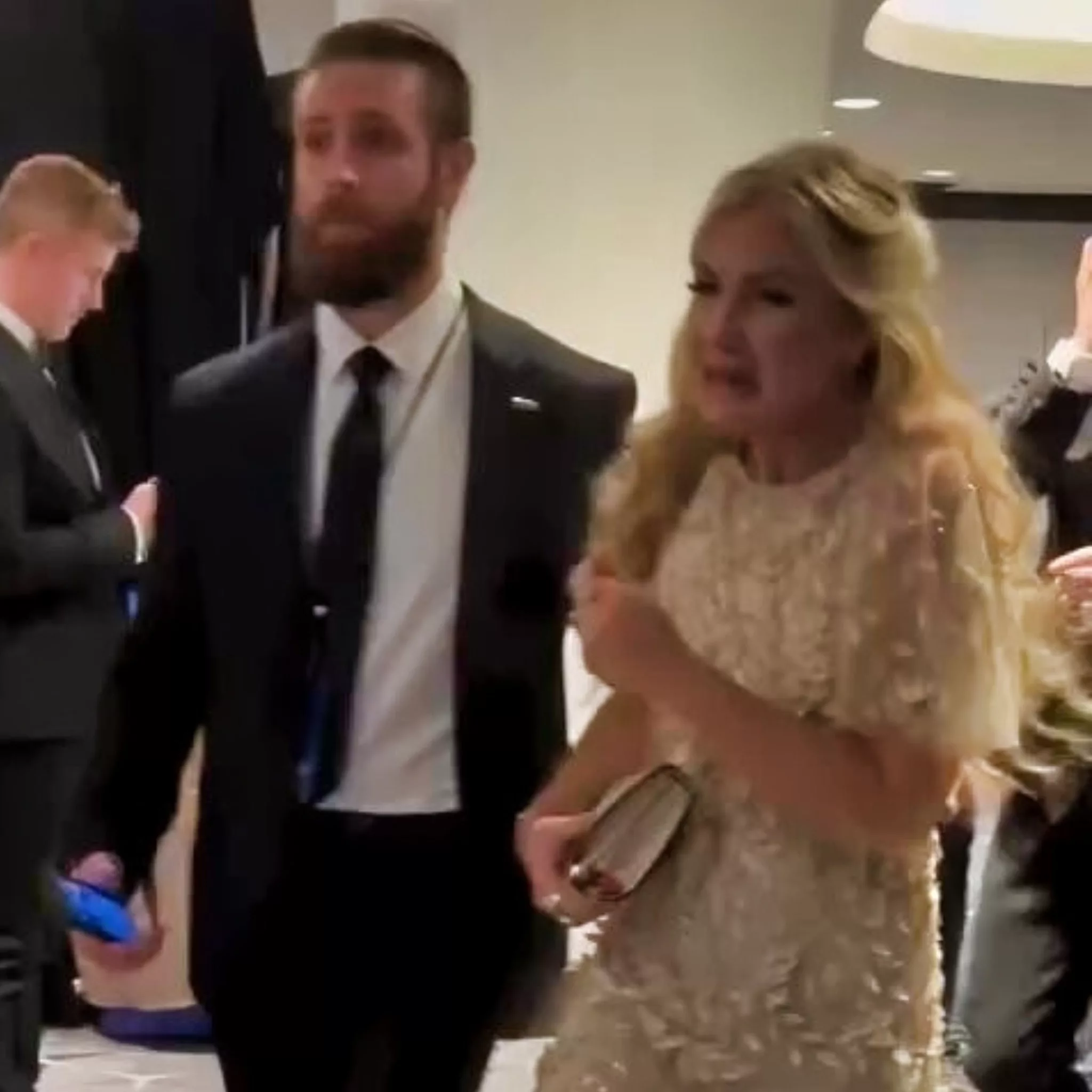 Cover Image for Erika Kirk Breaks Down in Tears at White House Correspondents Dinner — Her Emotional 4-Word Message Caught on Camera During Trump Evacuation Scare [VIDEO]