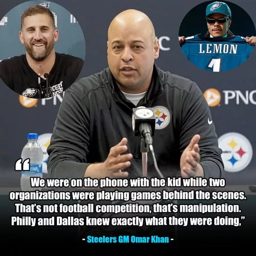 Cover Image for 🦅BREAKING: Nick Sirianni, head coach of the Philadelphia Eagles, has fired back after the GM of the Pittsburgh Steelers angrily accused the Eagles and the Dallas Cowboys of “working together” to steal rising prospect Makai Lemon in the NFL Draft. Sirianni strongly denied the claims, insisting every move was made independently and within league rules. Still, the accusation has sparked intense controversy across the NFL. Is this just frustration… or is there something bigger happening behind the scenes? 👀