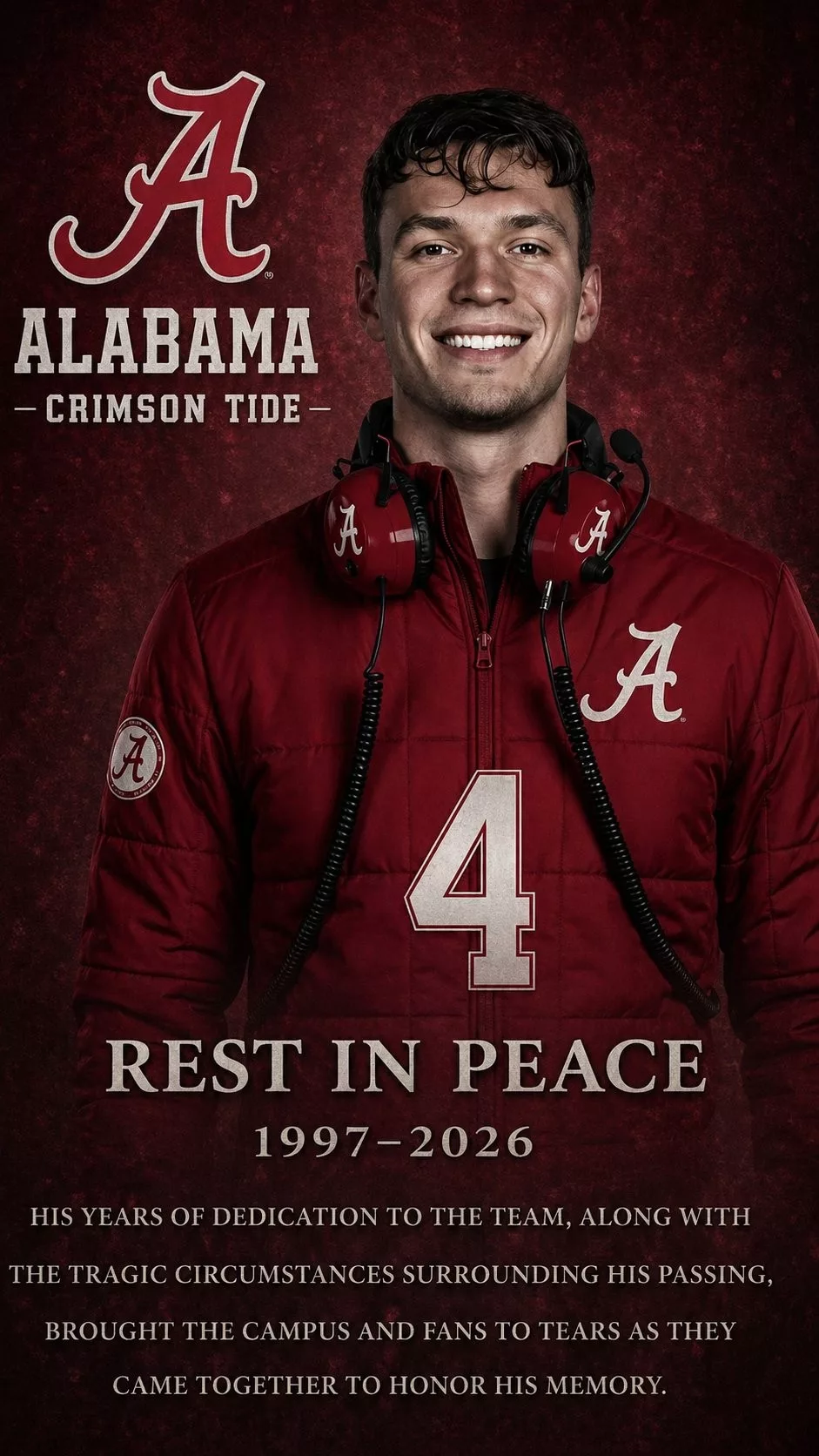 Cover Image for 💔 TRAGIC LOSS: Alabama Crimson Tide men’s basketball COMMUNITY MOURNS STAFF MEMBER KILLED IN ACT OF COURAGE — CLOSE FRIEND OF Nate Oats