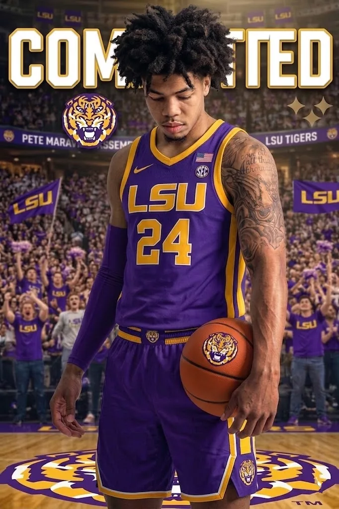 Cover Image for 🚨 JUST IN: LSU Tigers men’s basketball Lands 5-Star Recruit — A Program-Changing Commitment