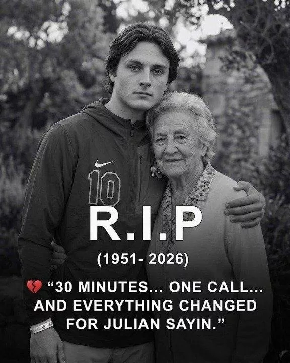 Cover Image for BREAKING NEWS: Just 30 minutes ago, Julian Sayin’s family confirmed heartbreaking news — his beloved grandmother has passed away… 💔 A deeply painful loss at a crucial moment in his career. Stay strong, Julian.