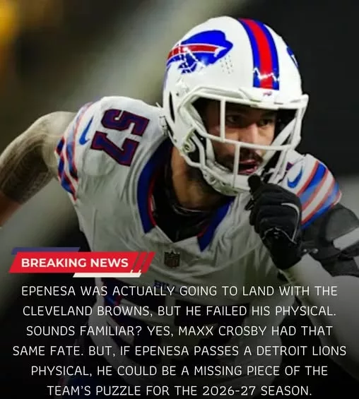 Cover Image for 🔥BREAKING: The Detroit Lions are being urged to sign a $21 million edge rusher to support Aidan Hutchinson, who has been carrying the load on the defensive front. While Hutchinson continues to shine, the pressure is immense without a strong partner on the opposite side. This potential move could instantly elevate Detroit’s defense and turn them into a serious playoff threat. But will the front office be willing to spend big to complete the missing piece? This decision could shape the entire season. 👀