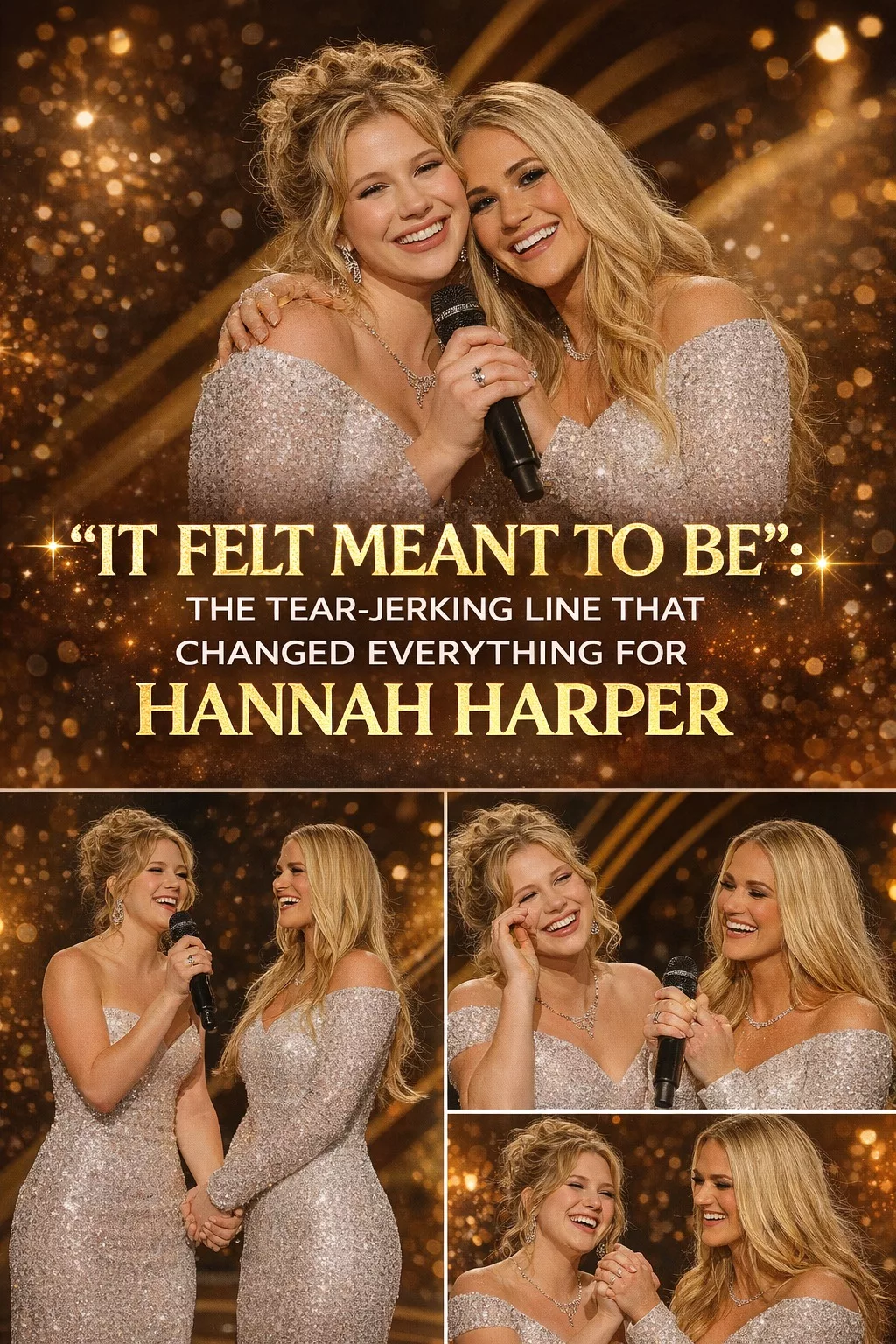 Cover Image for IT FELT MEANT TO BE”: THE TEAR-JERKING LINE THAT CHANGED EVERYTHING FOR HANNAH HARPER.