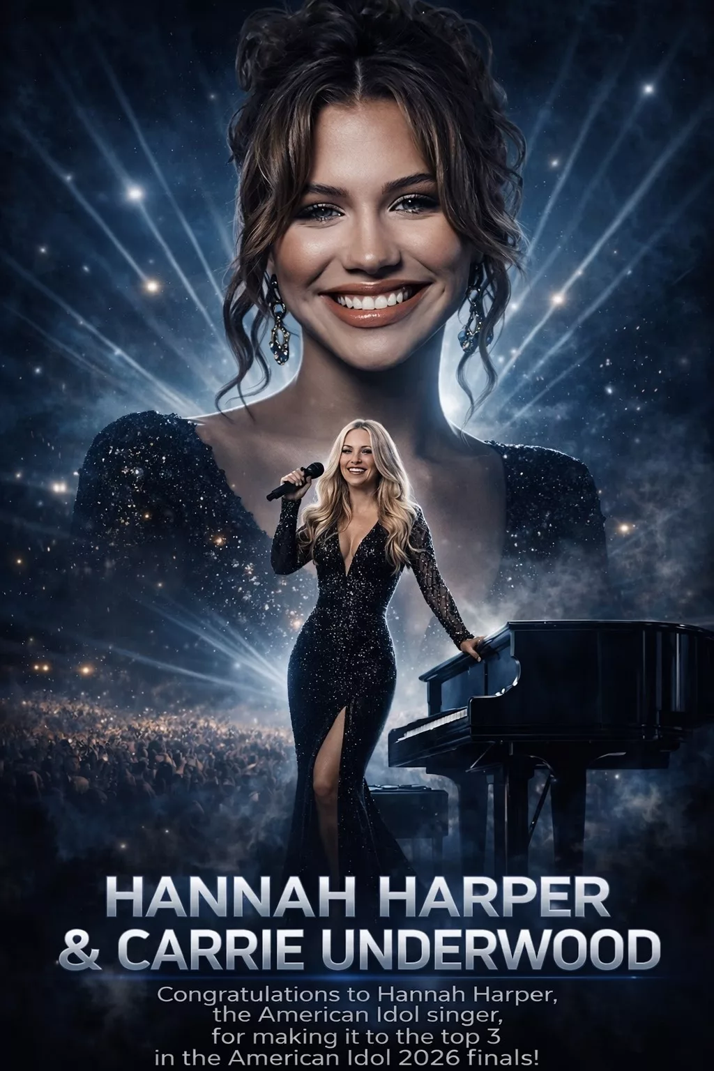 Cover Image for 🎤 “I’m Not Done Yet!” — Carrie Underwood Shocks Fans by Using Her Influence on American Idol to Send Hannah Harper Straight to the Top 3 Finale