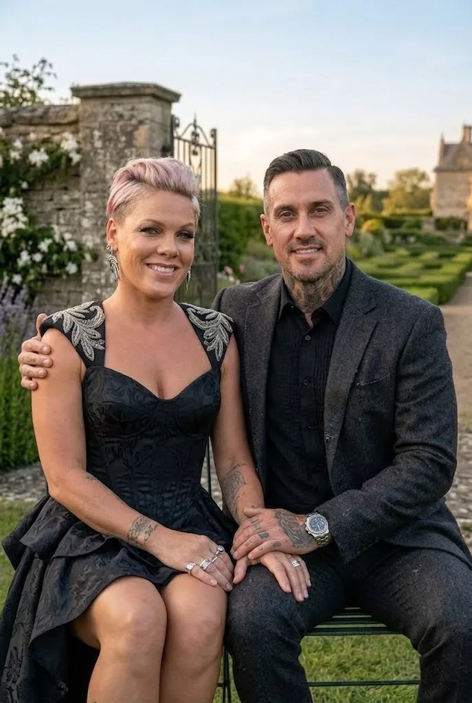 Cover Image for UPDATE — 30 Minutes Ago: P!nk, alongside her husband Carey Hart, is at the center of a deeply personal update that has left the public concerned.