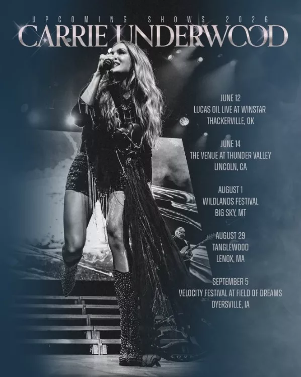 Cover Image for 🚨 BREAKING: Carrie Underwood announces “Summer Sun 2026” World Tour, set to light up stages worldwide.