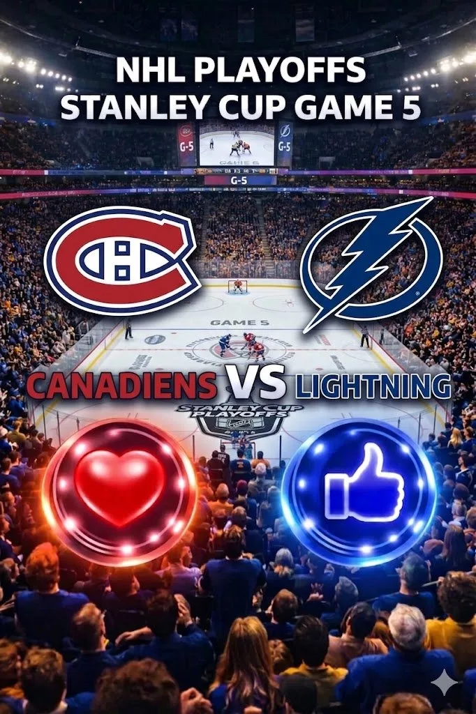 Cover Image for CONFIRMED: The Canadiens vs. Tampa Bay Game 5 showdown has been rescheduled. A blockbuster showdown in a crucial round — where glory and heartbreak are separated by just one game.