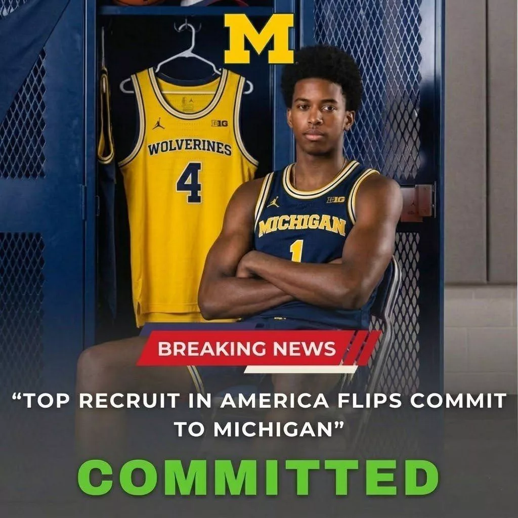 Cover Image for BREAKING: Top recruit in America has officially flipped his commitment to the Michigan Wolverines basketball program after an intense battle with multiple powerhouse programs