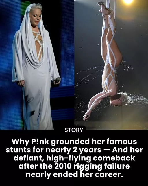 Cover Image for Why P!nk grounded her famous stunts for nearly 2 years