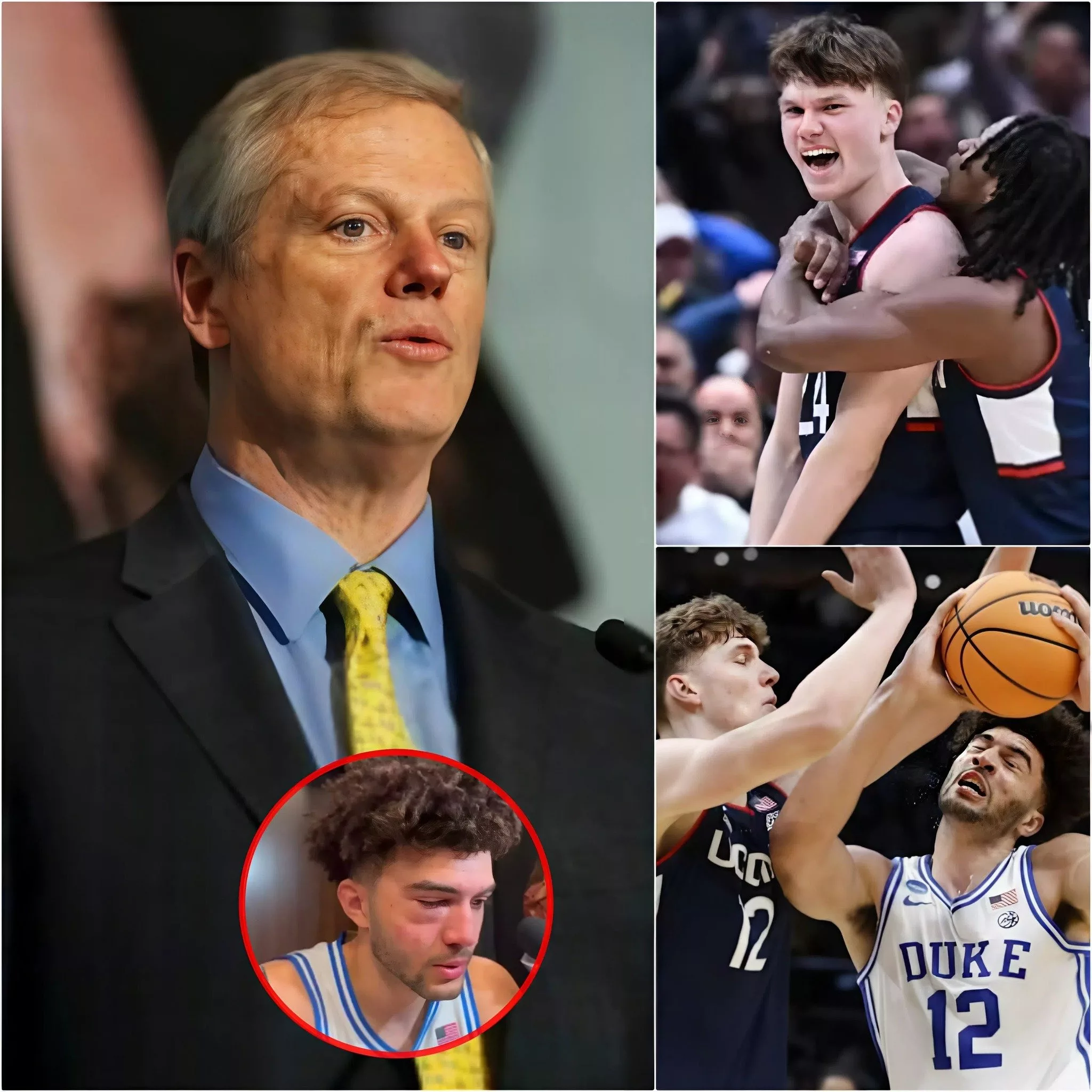 Cover Image for BREAKING NEWS: NCAA Commissioner unexpectedly issues the heaviest penalty in history for player Eric Reibe, star of the UConn Huskies.