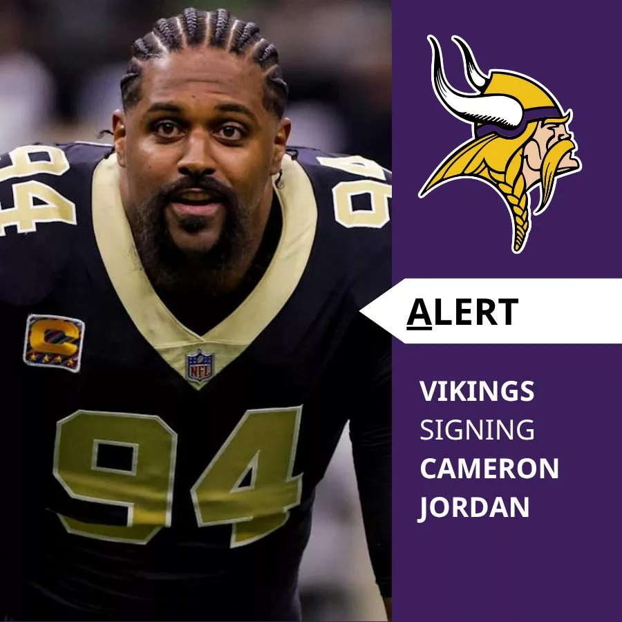 Cover Image for 🔥 GREAT NEWS: Minnesota Vikings Add Cameron Jordan in Massive Win-Now Move