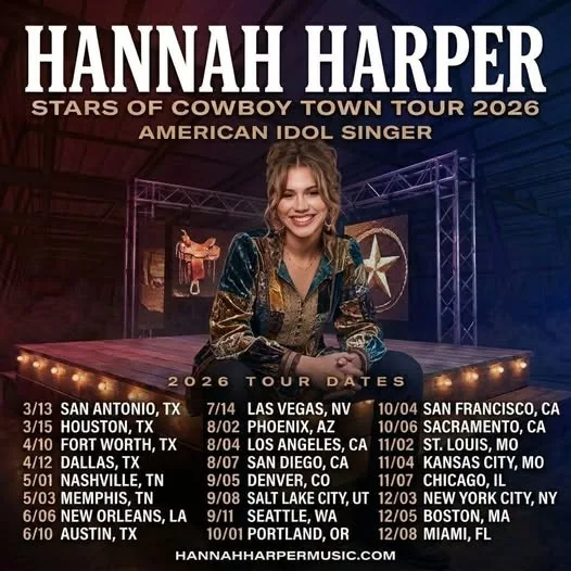 Cover Image for 🚨 BREAKING NEWS: Hannah Harper Announces 2026 Exclusive Fan Tour
