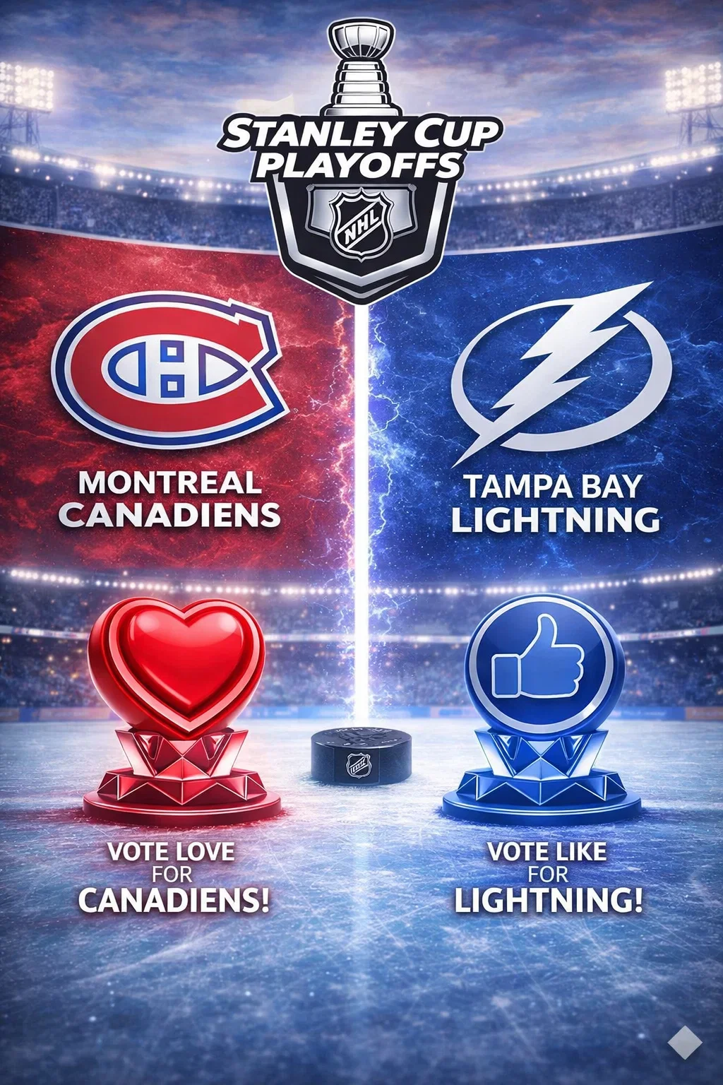 Cover Image for NATIONAL TV ALERT: Canadiens vs. Lightning Game 1 Start Time Updated — Don’t Miss It