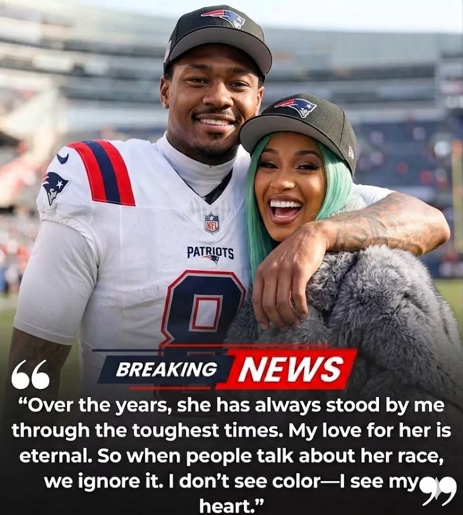 Cover Image for 🏈💬 Stefon Diggs Speaks Out Amid Engagement Backlash: “I See the Soul, Not the Color.”