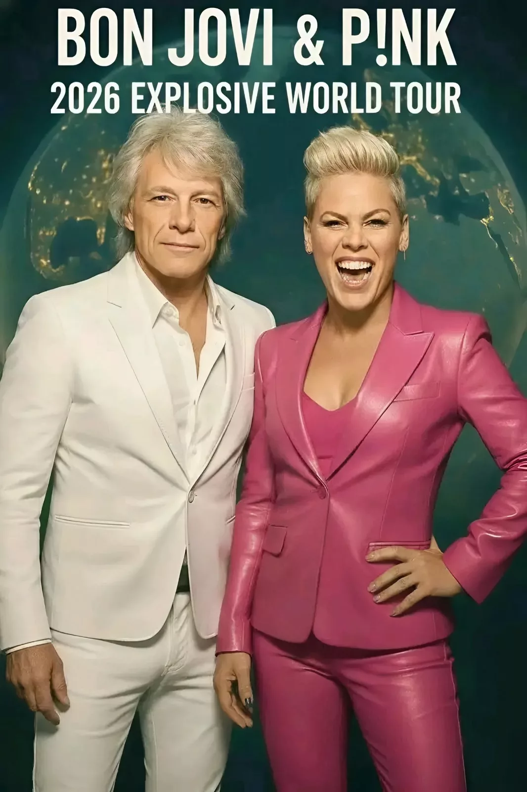 Cover Image for P!nk and Bon Jovi’s 2026 World Tour Has Officially Dropped Its Full Schedule