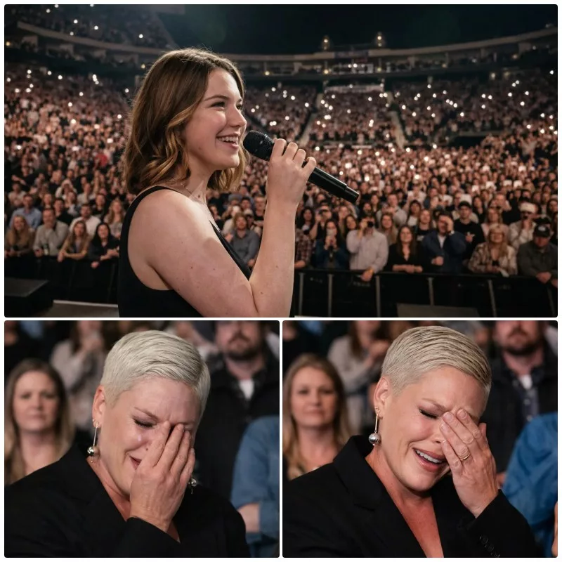Cover Image for “THAT’S MY MOMMY” — 3 WORDS FROM WILLOW SAGE HART THAT BROKE P!NK DOWN IN FRONT OF 10,000 PEOPLE.