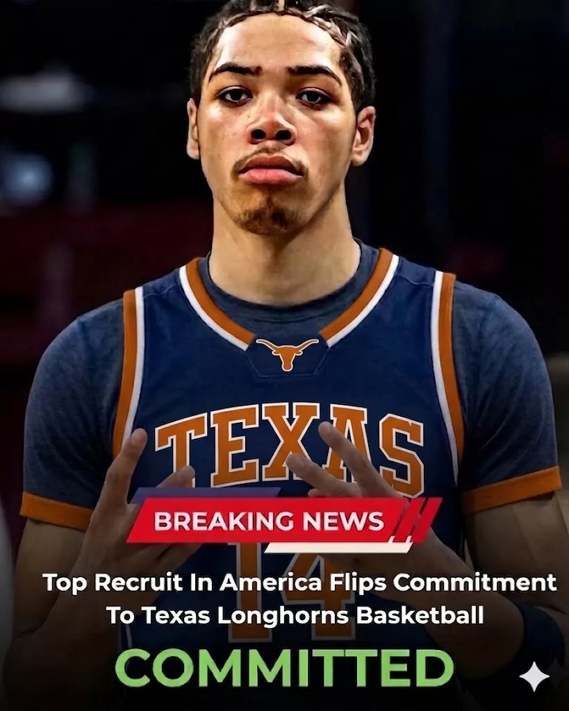 Cover Image for THE ULTIMATE NEWS: Top Recruit in America Flips Commitment to Texas Longhorns Basketball