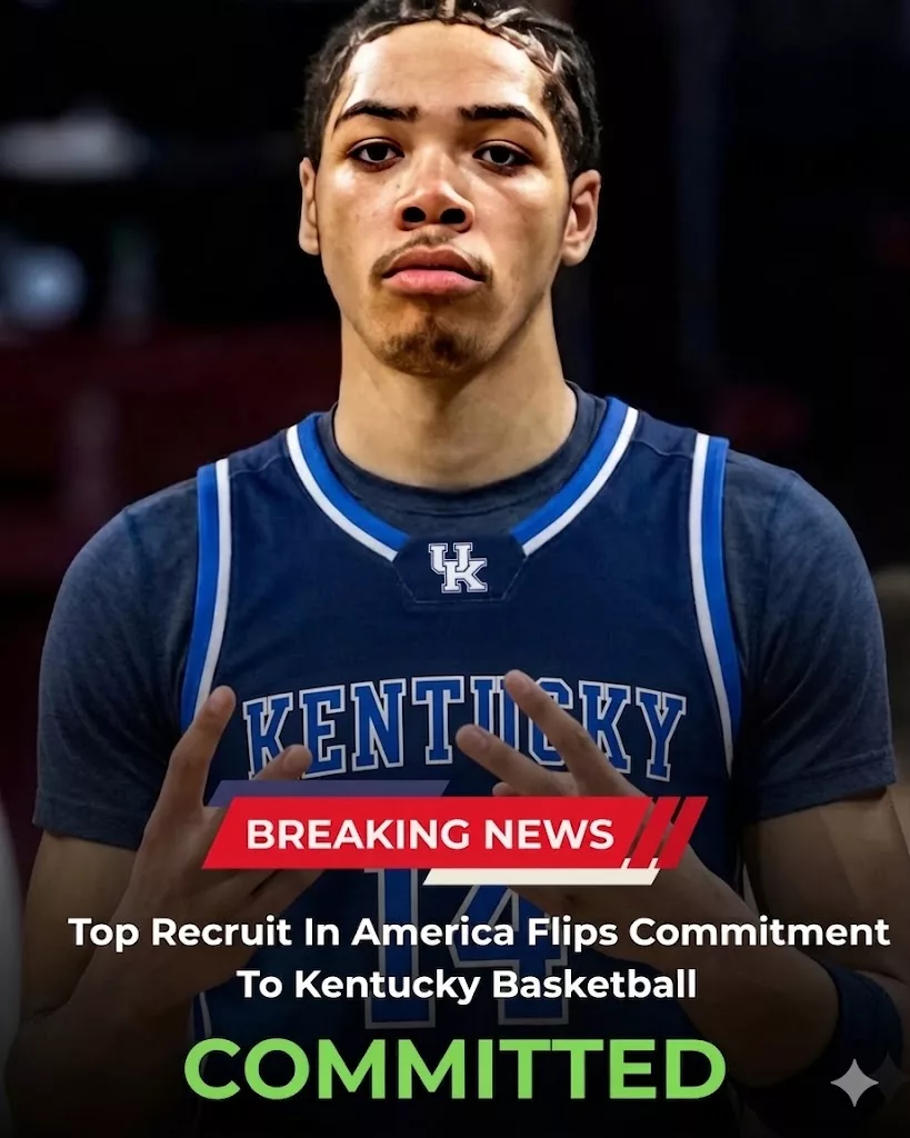 Cover Image for THE ULTIMATE NEWS: Top Recruit in America Flips Commitment to Kentucky Wildcats Basketball
