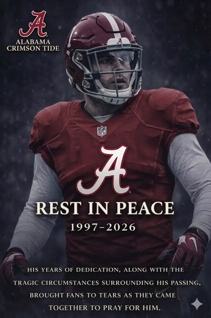Cover Image for SAD NEWS: Alabama Crimson Tide Community Mourns Tragic Loss of Former Star at Just 28