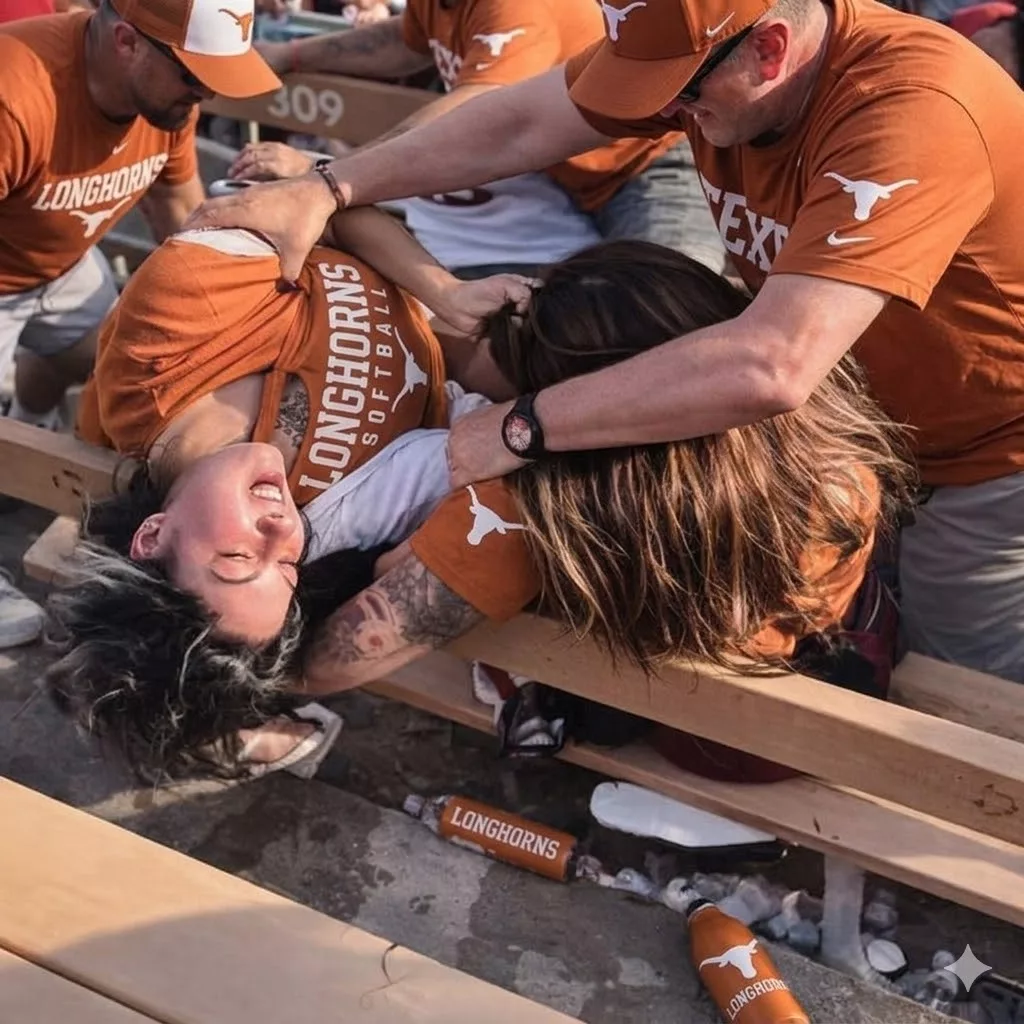 Cover Image for Two Female Texas Longhorns Men’s Basketball Fans Throw Wild Haymakers in One of the Craziest Fights You’ll See [VIDEO]