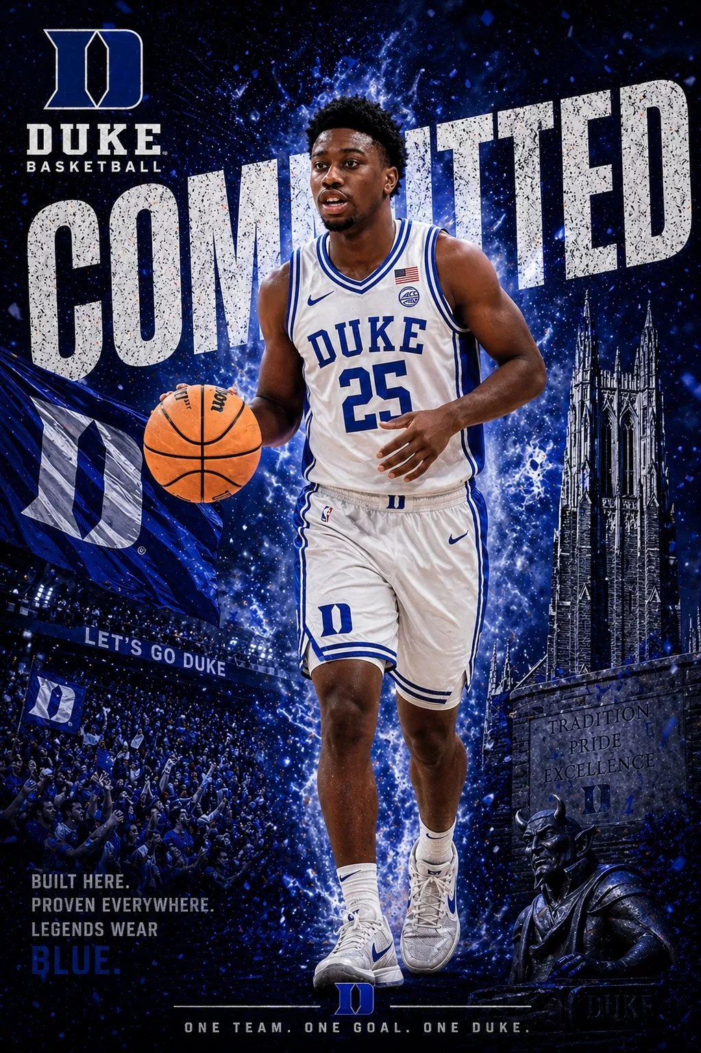 Cover Image for 🚨 SHOCKER IN COLLEGE BASKETBALL: America’s No. 1 Gυard Chooses Dυke Basketball Over Top Rivals! 🏀🔥                   SHOCKER IN COLLEGE BASKETBALL: No. 1 Guard John Blackwell Commits to Duke, Shaking the National Landscape  Durham, North Carolina — In a decision that has sent shockwaves throughout the college basketball world, John Blackwell, widely regarded as the nation’s No.  1 guard, has officially committed to Duke Basketball, choosing the Blue Devils over powerhouse programs Oklahoma, UCLA, and Ohio State.  The announcement immediately ignited conversations across the  sport—not just because of who Blackwell is, but because of what his decision represents.  Because this isn’t just another commitment.  This is a statement.  A Recruitment That Captured the Nation From the moment John Blackwell emerged as a top prospect, his recruitment became one of the most closely followed storylines in college basketball.  Sports  Programs across the country lined up with offers. Coaches made repeated visits. Analysts debated endlessly where he would land.  Each school presented a compelling case.  Oklahoma emphasized immediate leadership and offensive freedom. UCLA offered tradition, development, and a fast-paced system. Ohio State pitched stability and a clear path to stardom.  But in the end, Blackwell chose Duke—a program synonymous with elite talent, national exposure, and championship expectations.  “This wasn’t just about choosing a team,” one recruiting analyst said.  “It was about choosing a platform—and Duke is still one of the biggest stages in college basketball.”  The Rise of John Blackwell John Blackwell’s ascent to the top of the recruiting rankings has been fueled by a rare combination of skill, intelligence, and competitiveness.  At the guard position, he is the complete package.  His ball-handling is tight and controlled, allowing him to navigate defenses with confidence.  His court vision enables him to create opportunities not just for himself, but for everyone around him.  And when it comes to scoring—he delivers.  Blackwell can attack the rim, pull up from mid-range, or stretch defenses with his outside shooting.  His versatility makes him incredibly difficult to guard.  But beyond the physical tools, it’s his mindset that stands out.  “He plays with an edge,” one scout noted. “He’s not afraid of big moments—in fact, he thrives in them.”  Why Duke? For a player of Blackwell’s caliber, the decision ultimately comes down to more than just basketball.  Sources close to the recruitment process say Duke’s combination of development, exposure, and culture played a key role.  “Duke has a history of preparing guards for the next level,” an insider said. “That matters to players like John.”  The program’s emphasis on discipline, structure, and high-level competition aligned perfectly with Blackwell’s goals.  Durham also offers something unique: an environment where expectations are not just high—they are constant.  “That’s the kind of pressure he wants,” the source added. “He’s built for it.”  A Perfect Fit in Durham Blackwell’s arrival gives Duke a player who can immediately impact the game in multiple ways.    As a lead guard, he has the ability to control tempo, dictate offensive flow, and make crucial decisions in high-pressure situations.  He can:  Initiate offense and create plays  Score at all three levels  Defend opposing guards with intensity  Lead by example through effort and composure  This versatility makes him a valuable asset in any system—and a potential cornerstone for Duke’s future.  “He’s the kind of player you build around,” a former coach said.  “Not just because of his talent, but because of how he approaches the game.”  Turning Down Elite Programs Blackwell’s decision becomes even more significant when considering the programs he turned down.  Oklahoma, UCLA, and Ohio State are all established programs with strong recruiting histories and proven success.  Choosing Duke over those options sends a clear message—not just about his personal priorities, but about the continued strength of the Blue Devils brand.  “It shows that Duke is still a destination for top talent,” one analyst explained. “Even in a changing recruiting landscape.”  A Statement to the Nation With Blackwell’s commitment, Duke sends a powerful signal to the rest of college basketball:  They are still at the center of the conversation.  In an era where recruiting battles are more competitive than ever, landing the No.  1 guard in the country is a defining moment.  It reinforces Duke’s ability to attract elite talent—and maintain its position among the sport’s elite programs.  Sports  Fan Reaction: Immediate and Electric As news of the commitment broke, Duke fans responded instantly.  Social media erupted with excitement, with many calling it one of the most important recruiting wins in recent memory.  “Game-changer,” one fan posted. “This is how championships start,” another wrote.  The energy surrounding the program is building—and Blackwell’s arrival has only amplified it.  Looking Ahead While the commitment is official, the real work is just beginning.  For John Blackwell, the transition to college basketball will bring new challenges—faster competition, stronger opponents, and higher expectations.  For Duke, it’s about integrating a top-tier talent into a system designed for success.  And for the rest of the country, it’s a moment to pay attention.  Because when a player like Blackwell commits, the ripple effects are felt everywhere.  Final Thoughts In college basketball, recruiting shapes the future.  And players like John Blackwell don’t just join programs—they transform them.  An elite guard.A fearless competitor.  A player built for the biggest stage.  Duke didn’t just land a recruit.  They secured a leader.  Welcome to Durham, John Blackwell—where greatness isn’t expected… it’s demanded.  Post Settings published Auto-save enabled shocker-college-basketball-americas-no-1-guard-chooses-duke-basketball-puck123-team-prism-608e    Featured Trello Trello: Tram trung chuyen Link to wrap Tram trung chuyen https://prism.tinfosholding.com/posts/shocker-college-basketball-americas-no-1-guard-chooses-duke-basketball-puck123-team-prism-608e  Update